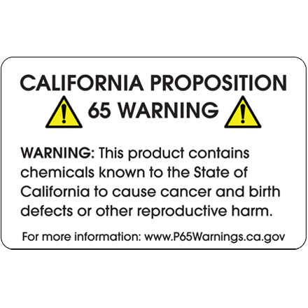 2 <span class='fraction'>3/8</span> x 1 <span class='fraction'>1/2</span>" - Full Generic Warning Prop 65 Labels