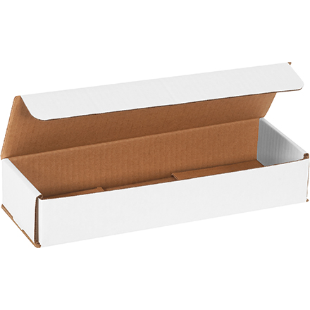 12 x 4 x 2" White Corrugated Mailers