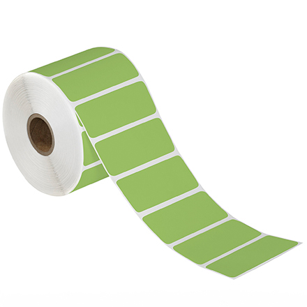 3 x 2" Green Desktop Direct Thermal Label